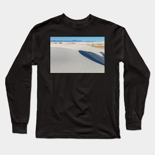 White Sand Dunes Long Sleeve T-Shirt by jvnimages